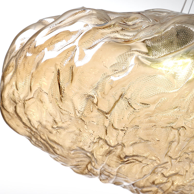 Pendentif en verre nordique en forme de nuage en forme de verre à couches