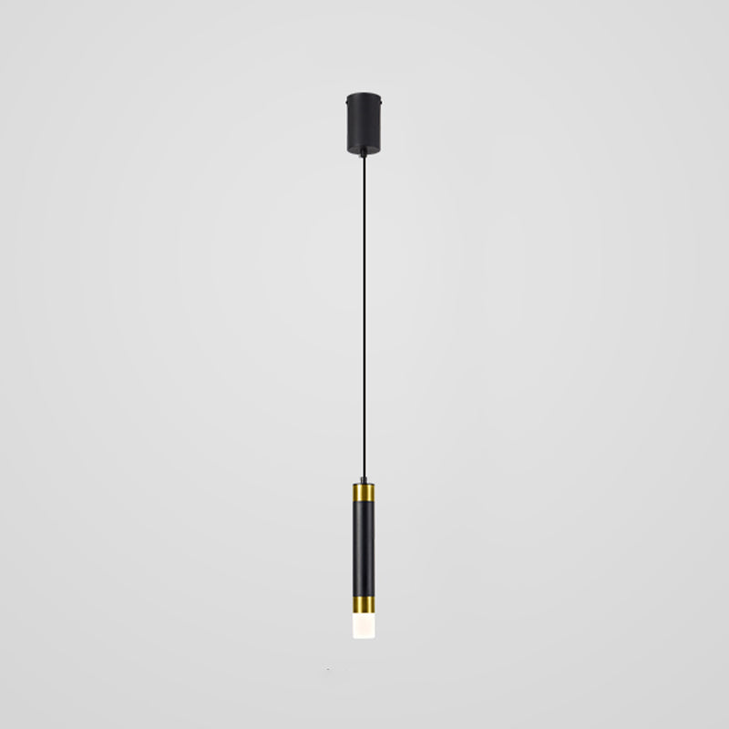 Lumière suspendue métallique