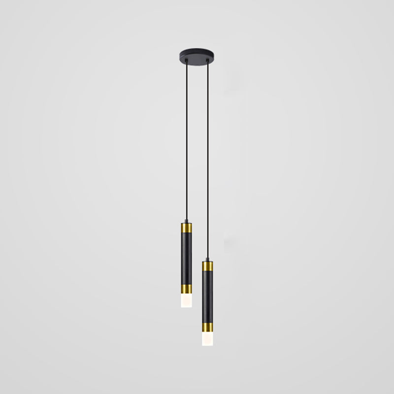 Lumière suspendue métallique