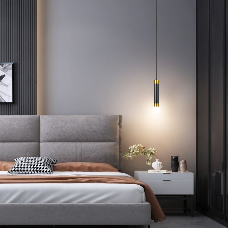 Lumière suspendue métallique