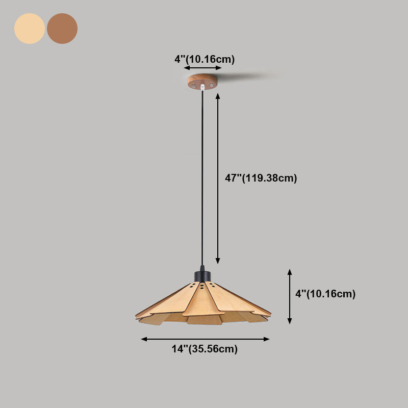 Style contemporain suspendu en bois