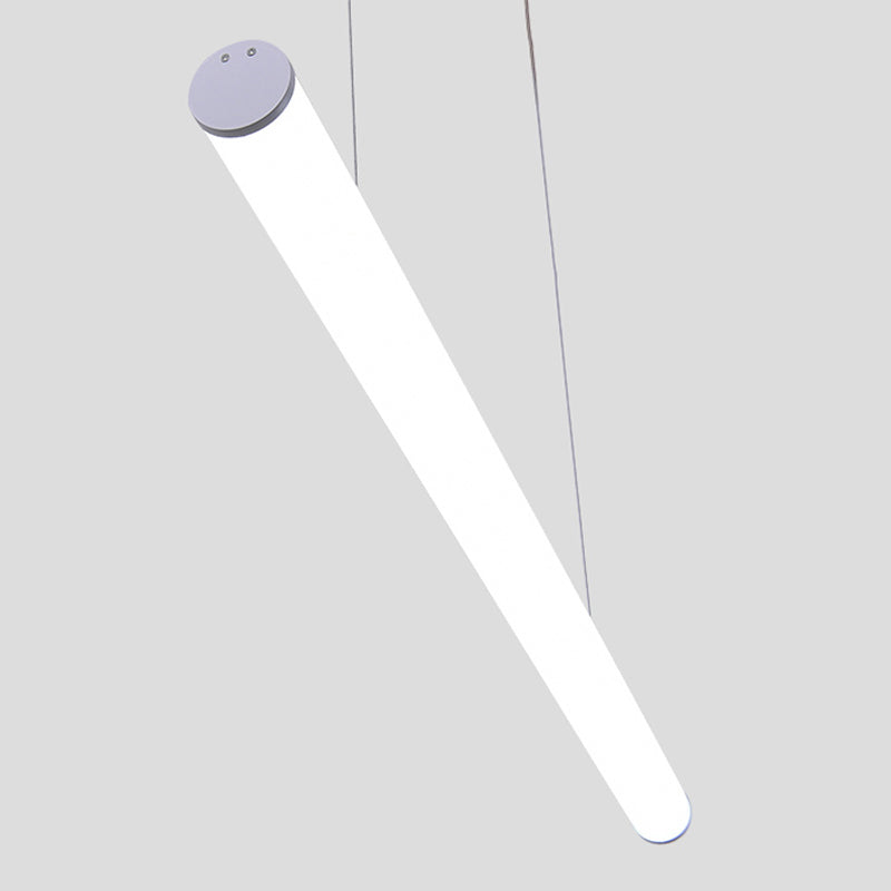 Aluminio Island Lightsides de lámpara de colgante de restaurante LED de cilindro de 1 cilindro de 1 luces