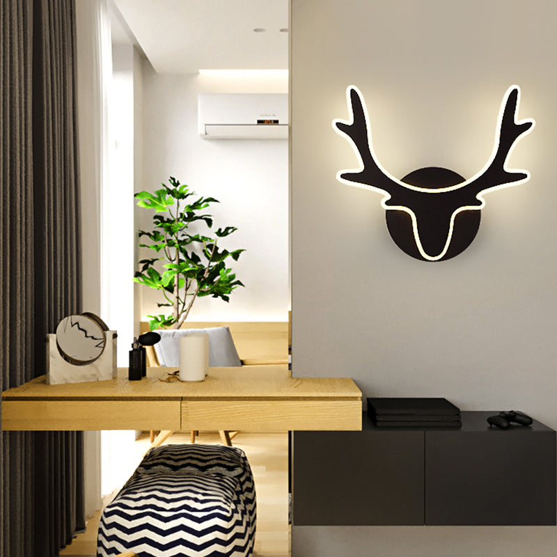 Lumo da parete contemporaneo a forma geometrica Sconce da parete a LED con metallo per soggiorno