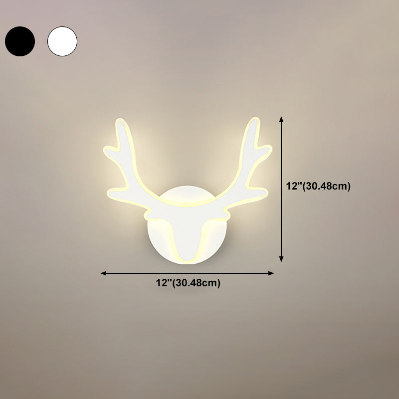 Lumo da parete contemporaneo a forma geometrica Sconce da parete a LED con metallo per soggiorno