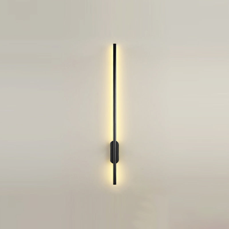 Nordic Aluminum Wall Light Minimalist Straight LED Wall Sconce for Bedroom