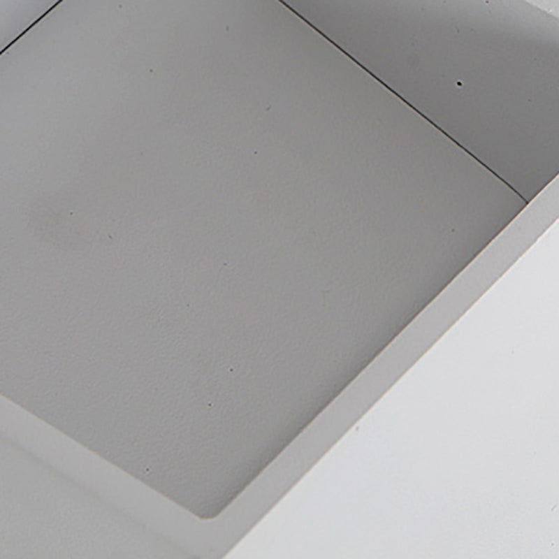 Moderner Stil Leuchte Würfel 2 Lichter Wandscheibe mit Metall für Schlafzimmer