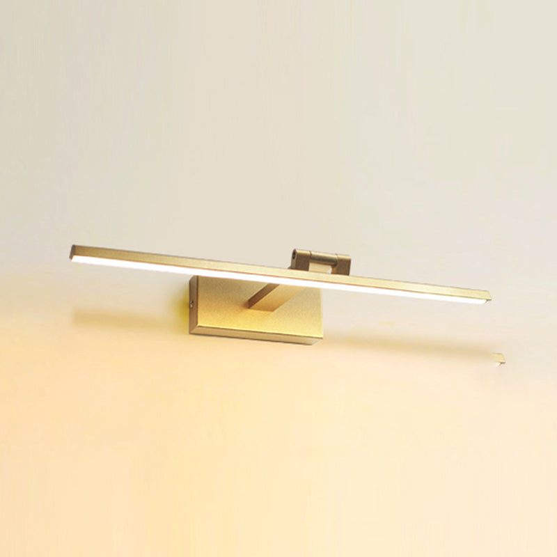 Modern Mirror Front Lighting Simplicity Acrylic LED Gold Wall Mounted Light
