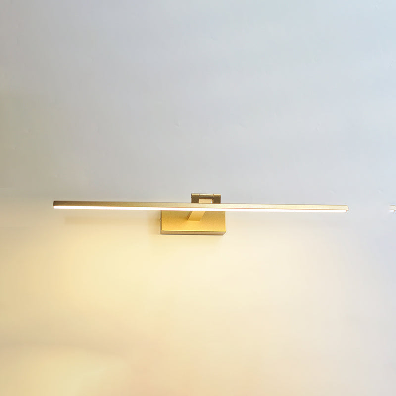 Modern Mirror Front Lighting Simplicity Acrylic LED Gold Wall Mounted Light