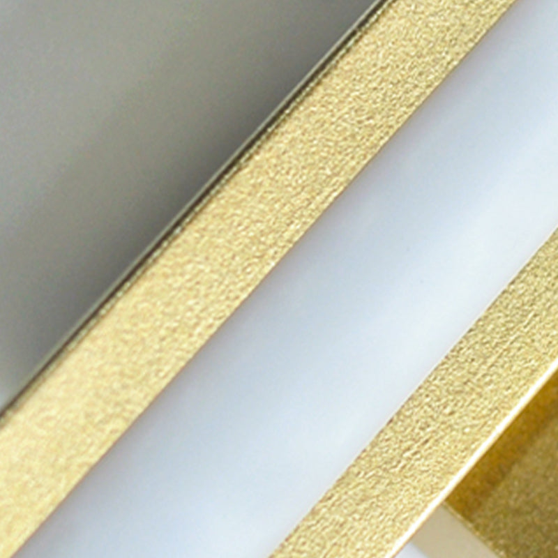 Modern Mirror Front Lighting Simplicity Acrylic LED Gold Wall Mounted Light