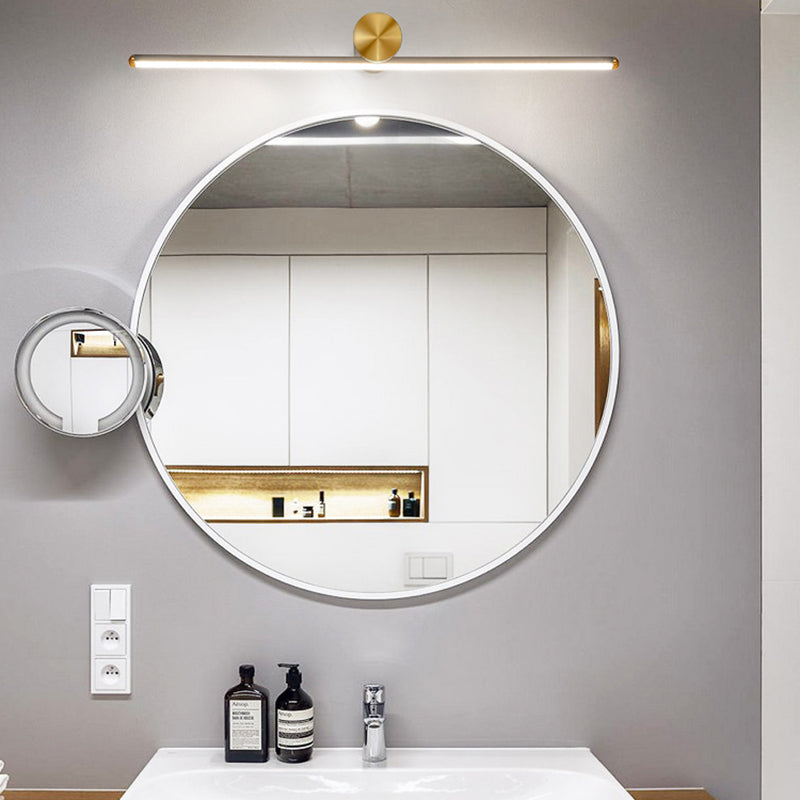Modern Mirror Front Lighting LED Wall Mounted Light with Silicone Shade