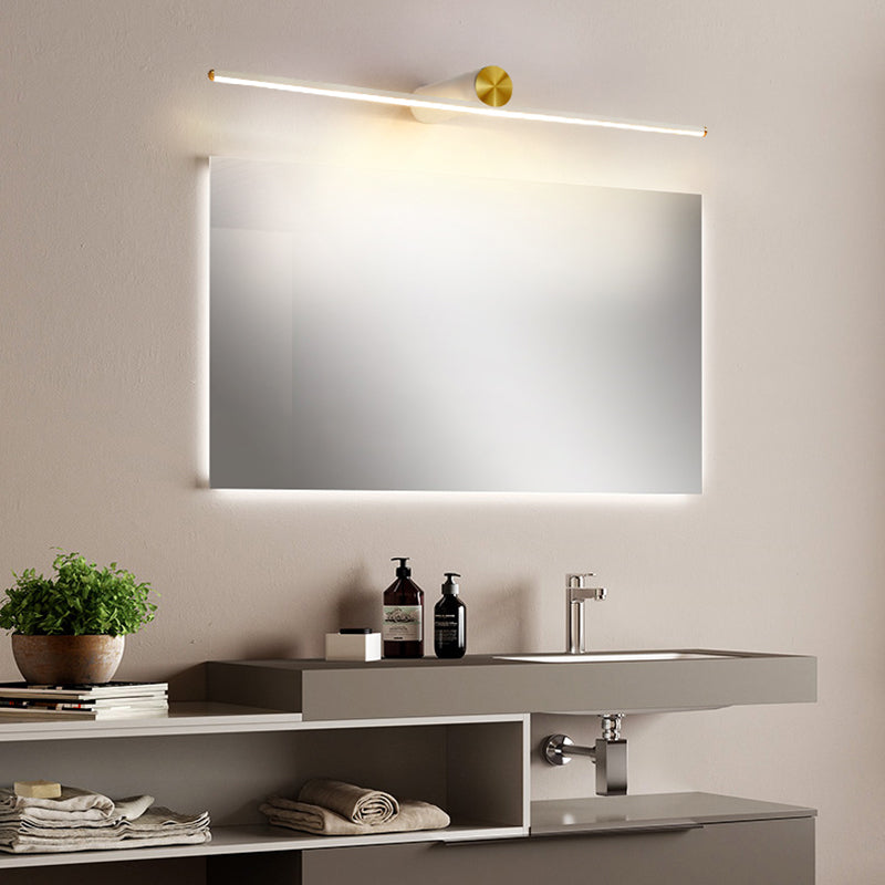 Modern Mirror Front Lighting LED Wall Mounted Light with Silicone Shade