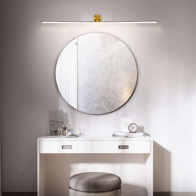 Modern Mirror Front Lighting LED Wall Mounted Light with Silicone Shade
