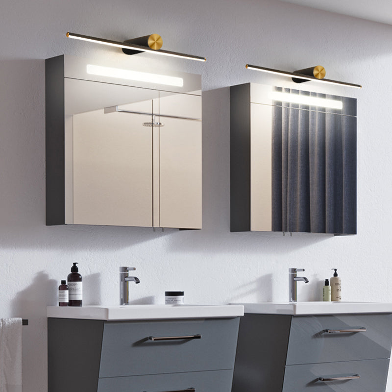 Modern Mirror Front Lighting LED Wall Mounted Light with Silicone Shade