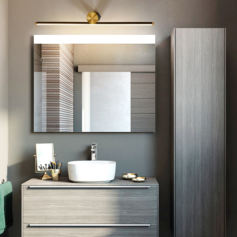 Modern Mirror Front Lighting LED Wall Mounted Light with Silicone Shade