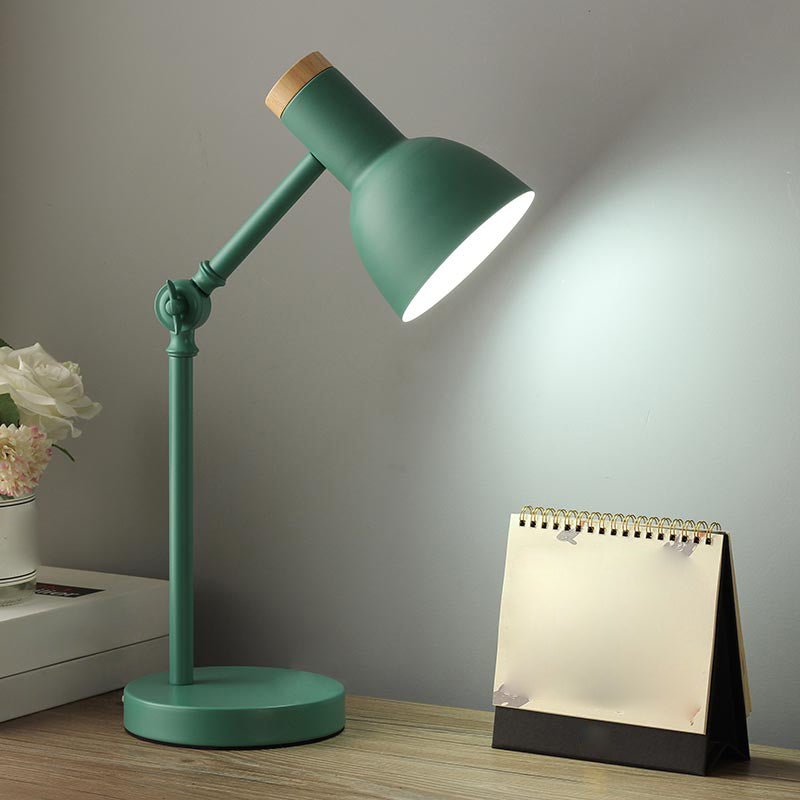 Macchero in metallo Light 1 luci da letto da letto da letto con tonalità a campana