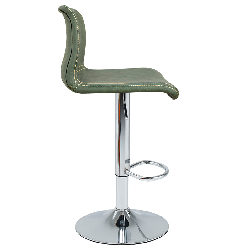 Modern Swivel Adjustable Height Bar Stool Indoor Bar Stool with Low Back