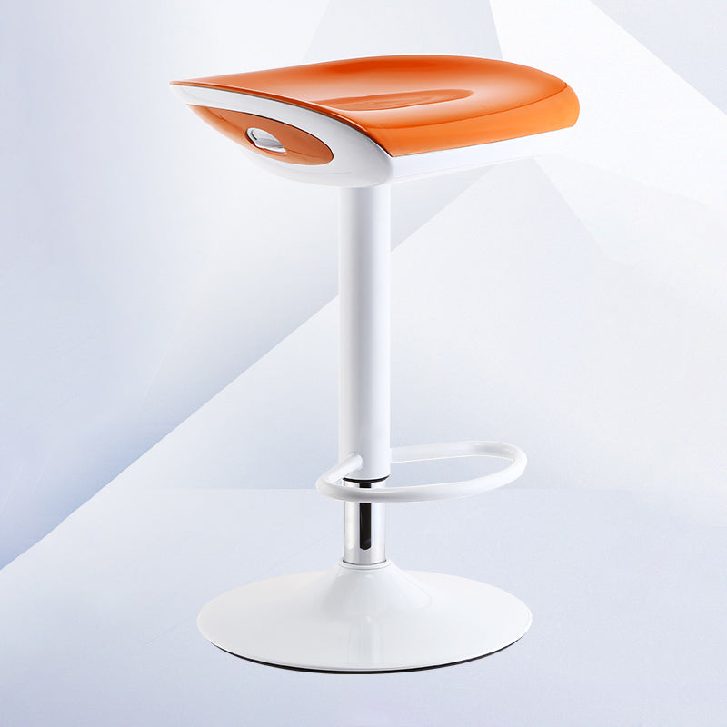 Industrial Style Bar-stool with Adjustable Height Metal Leg for Counter Restaurant,1 Piece