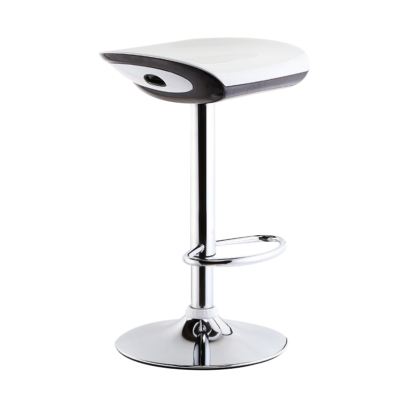 Industrial Style Bar-stool with Adjustable Height Metal Leg for Counter Restaurant,1 Piece