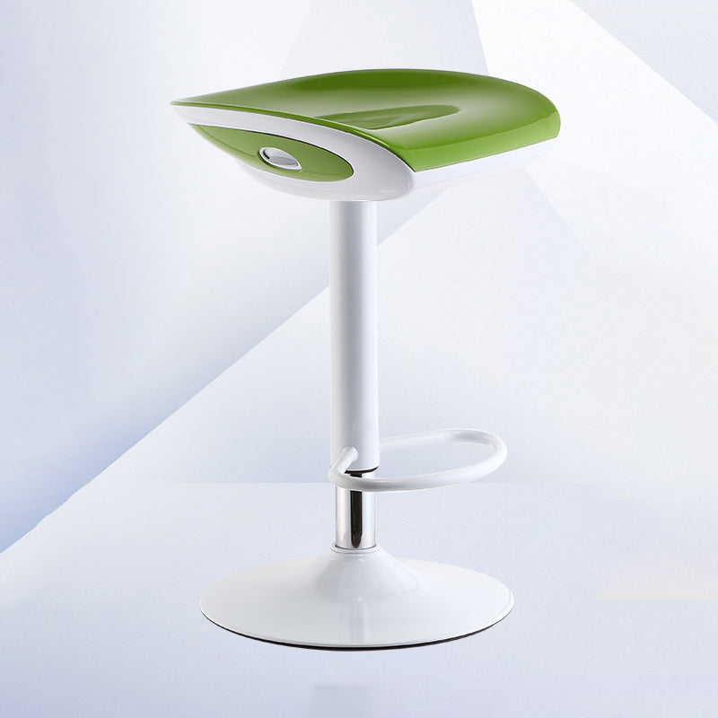 Industrial Style Bar-stool with Adjustable Height Metal Leg for Counter Restaurant,1 Piece