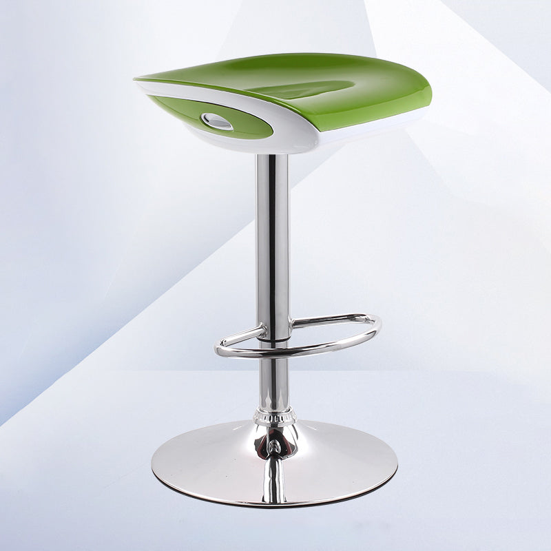Industrial Style Bar-stool with Adjustable Height Metal Leg for Counter Restaurant,1 Piece