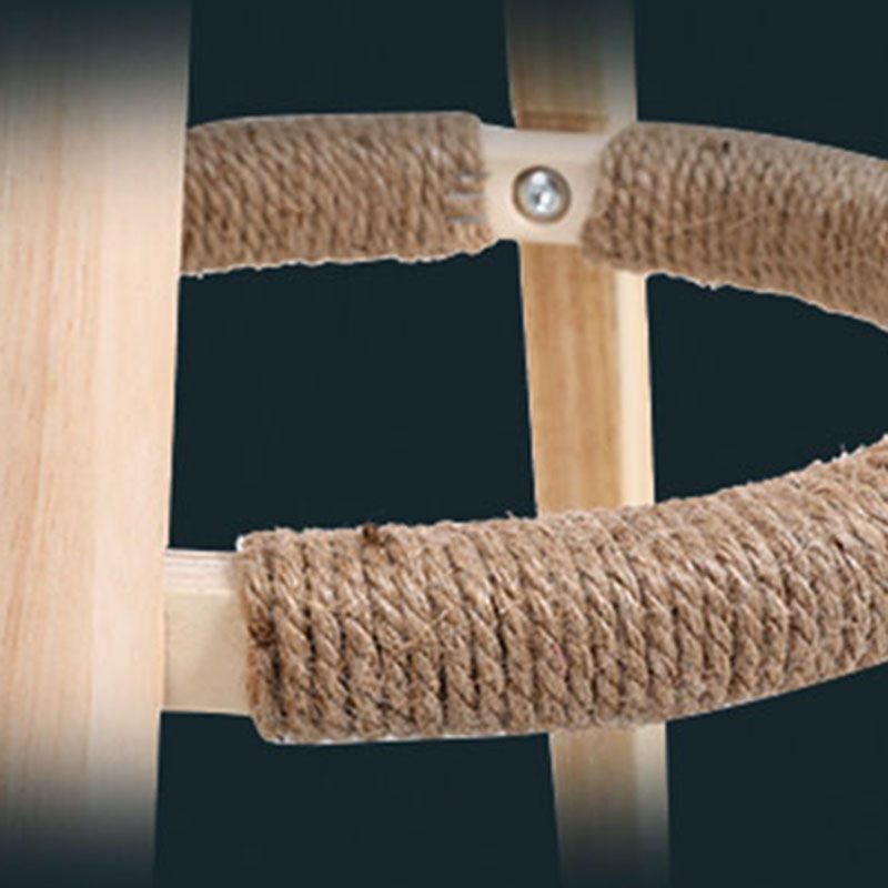 Backorst moderno sgabello da bar in legno con bancone rotabile con cuscino e pedale