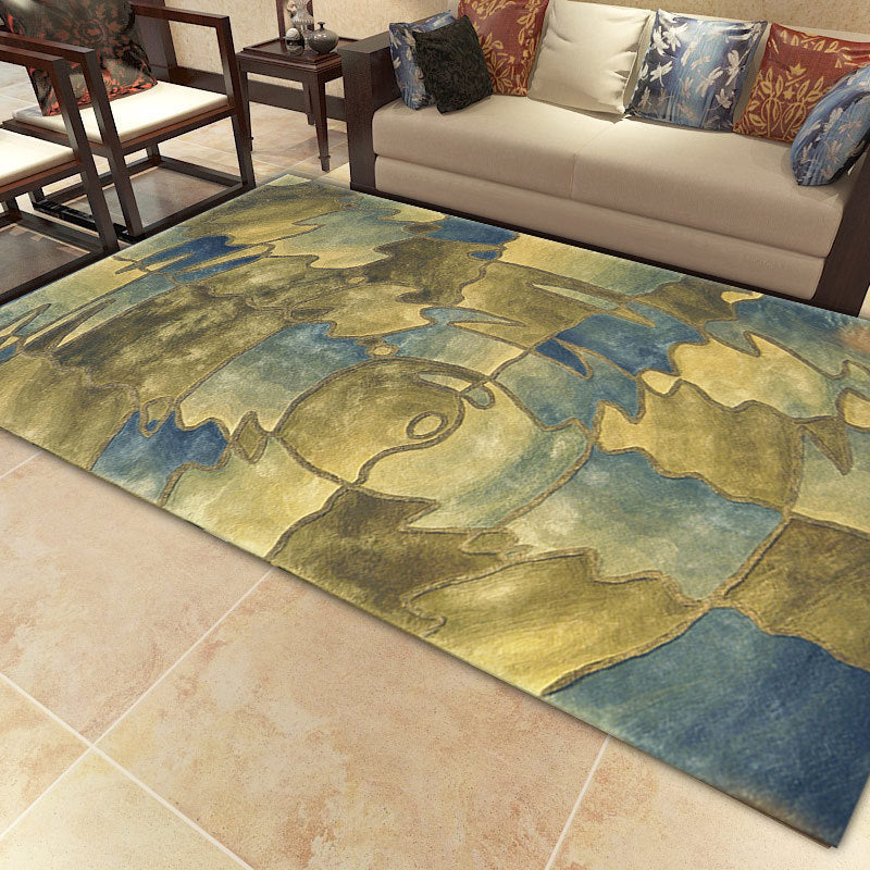 Lichtroze bloem tapijt polyester eenvoudig tapijt wasbaar tapijt voor woonkamer