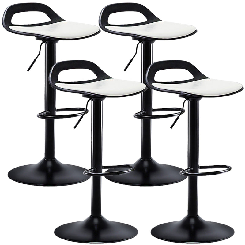 Industrial Style Bar-stool Metal Leg with Adjustable Height Bucket Seat Barstool