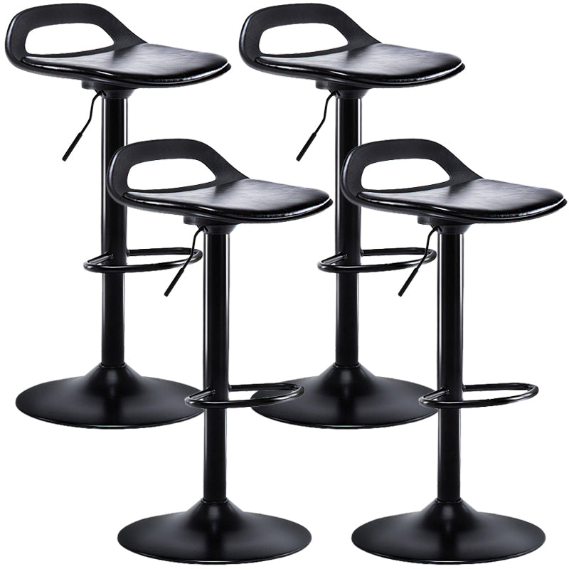 Industrial Style Bar-stool Metal Leg with Adjustable Height Bucket Seat Barstool