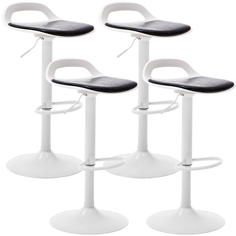 Industrial Style Bar-stool Metal Leg with Adjustable Height Bucket Seat Barstool