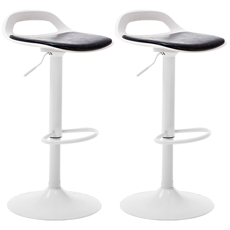 Industrial Style Bar-stool Metal Leg with Adjustable Height Bucket Seat Barstool