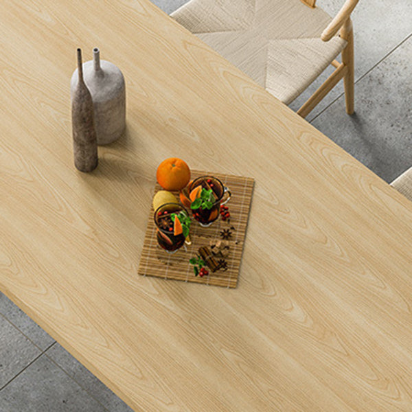 Moderner Esstisch Rechteck Holz für Holz mit Acrylbasis