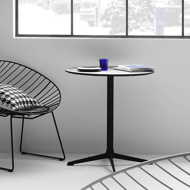 4-foot MDF Dining Site Table Industrial Style Dining Table for Dining Room