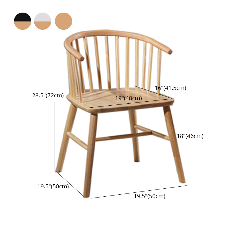 Contemporary Style Dining Wooden Chair Kitchen Dining Armless Side Chairs