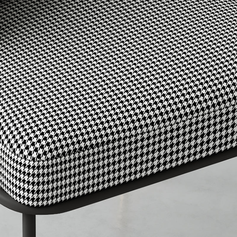 Glam metalen eetkamerstoelen Parsons armloze eetkamerstoelen voor restaurantgebruik