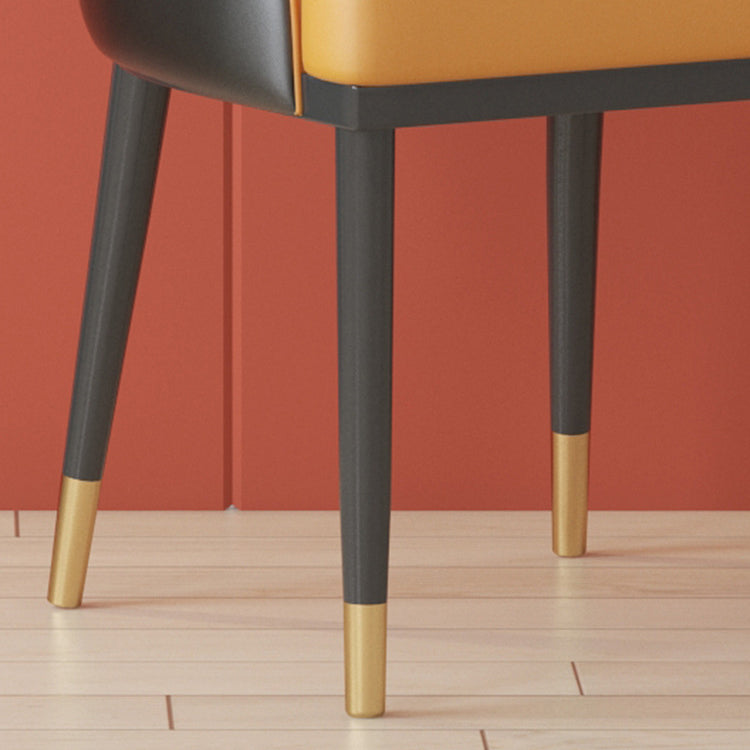 1/3/4/5 Pcs Metal Glam Style Dining Room Set with Round Table Dinette Set