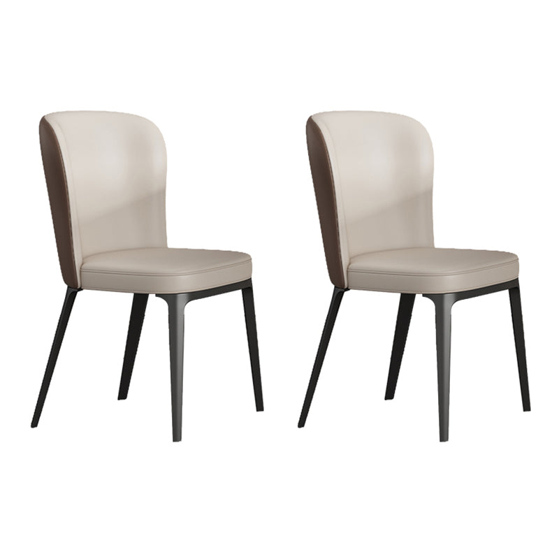 Modern 1/2/5/6 Pieces Dining Set Sintered Stone Dining Table Set with Leather Chairs