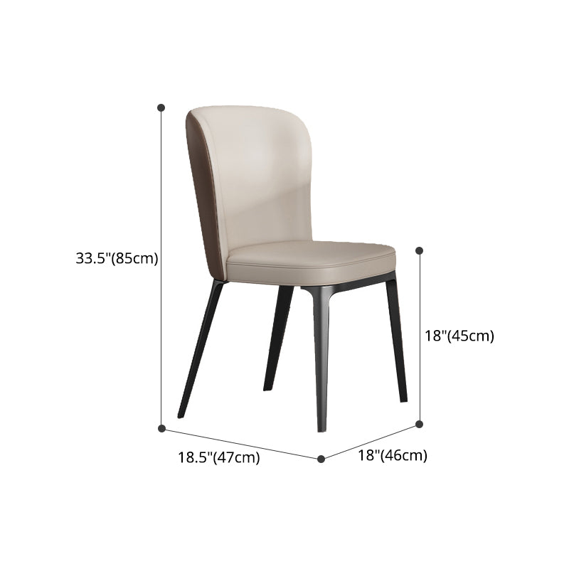 Modern 1/2/5/6 Pieces Dining Set Sintered Stone Dining Table Set with Leather Chairs