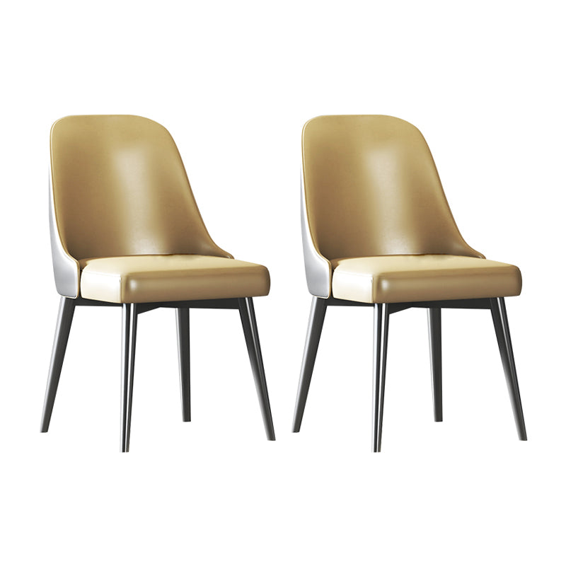 Modern 1/2/5/7 Pieces Dining Set Sintered Stone Dining Table Set with Leather Chairs