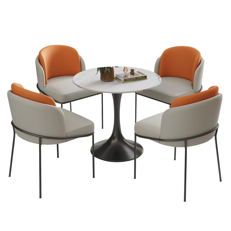 Contemporary 1/3/4/5 Pieces Dining Set Round Dining Room Table Set