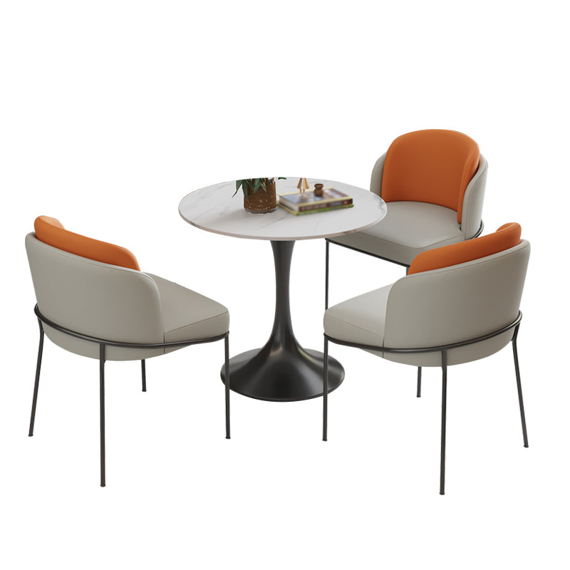 Contemporary 1/3/4/5 Pieces Dining Set Round Dining Room Table Set