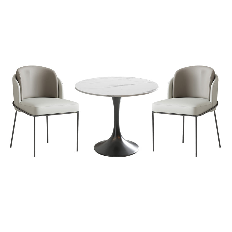 Contemporary 1/3/4/5 Pieces Dining Set Round Dining Room Table Set