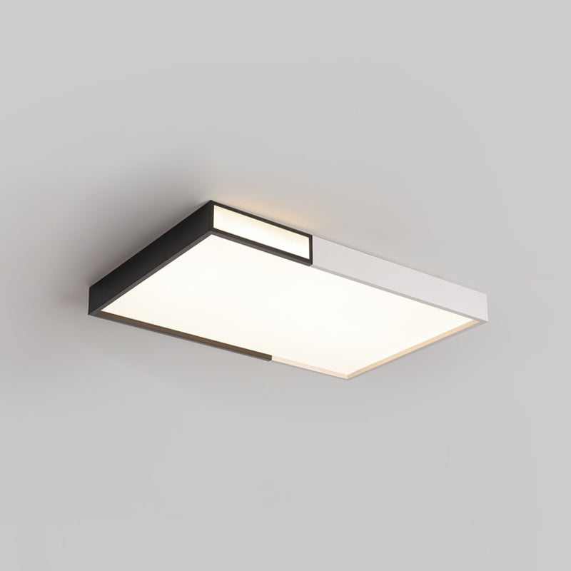 Contemporary Flush Mount Ceiling Lighting Fixture Geometry Shape LED Ceiling Light