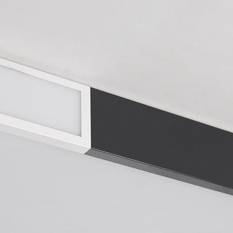 Contemporary Flush Mount Ceiling Lighting Fixture Geometry Shape LED Ceiling Light