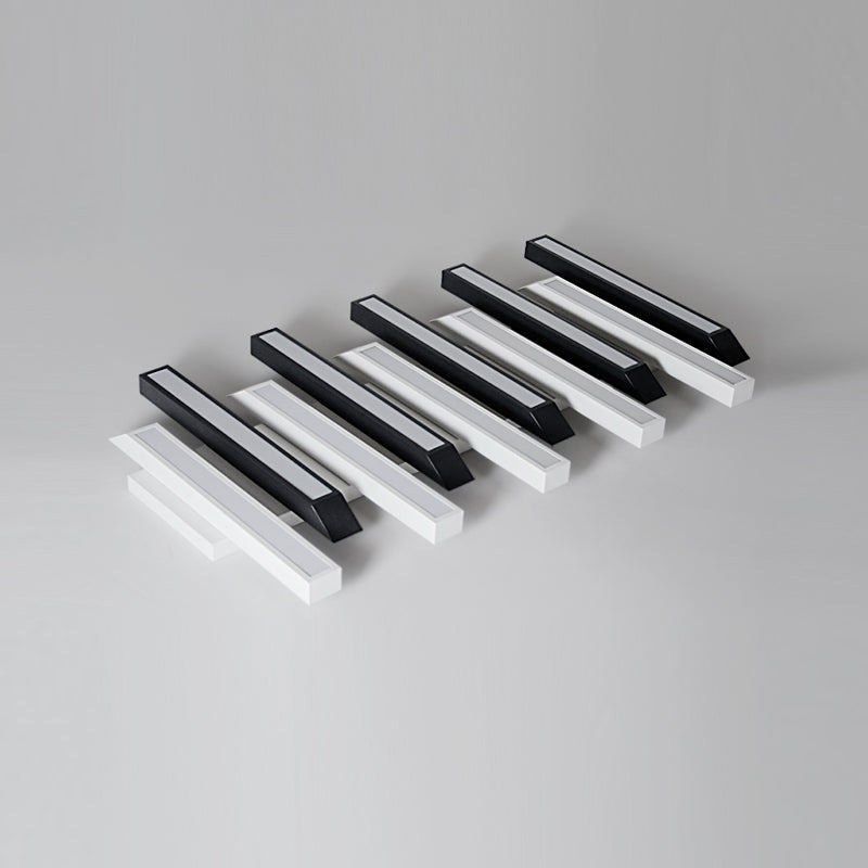 Luminaire de plafond encastré à plusieurs têtes, plafonnier LED contemporain