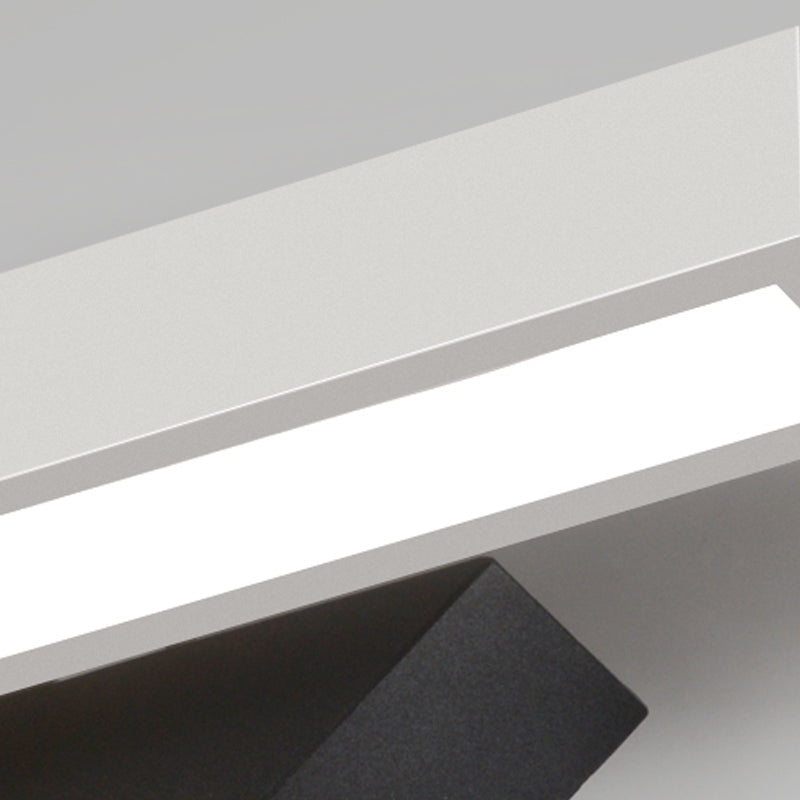 Luminaire de plafond encastré à plusieurs têtes, plafonnier LED contemporain