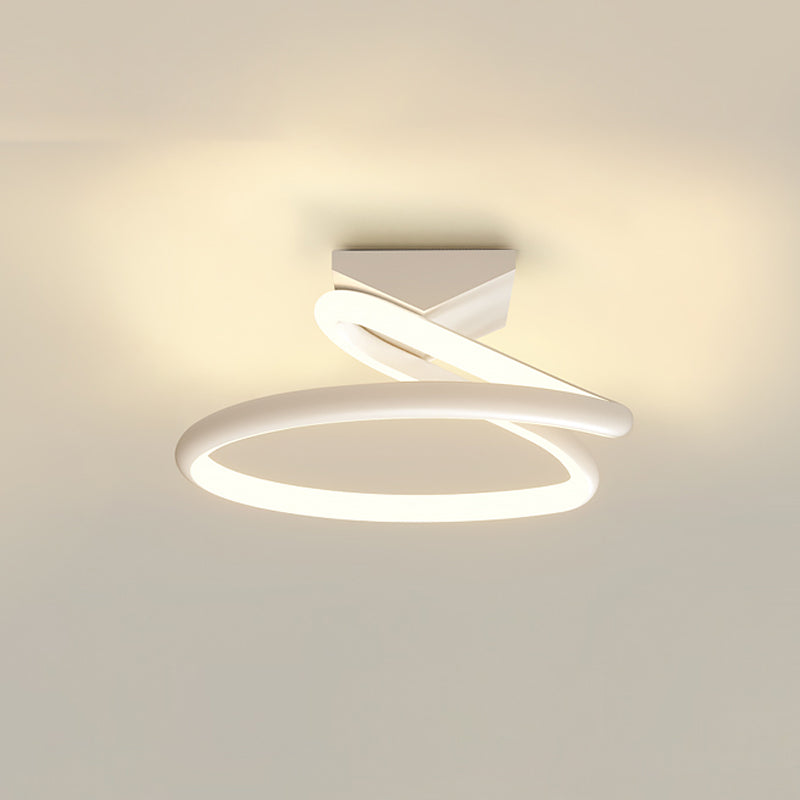 Plafonnier encastré à LED de simplicité de lumière montée au plafond de cercle en métal