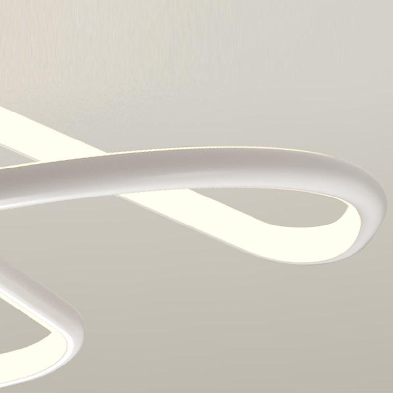 Plafonnier encastré à LED de simplicité de lumière montée au plafond de cercle en métal