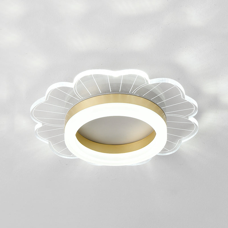 LED Flush Mount Ceiling Lighting Fixture Modern Styles Ceiling Light with Acrylic Shade