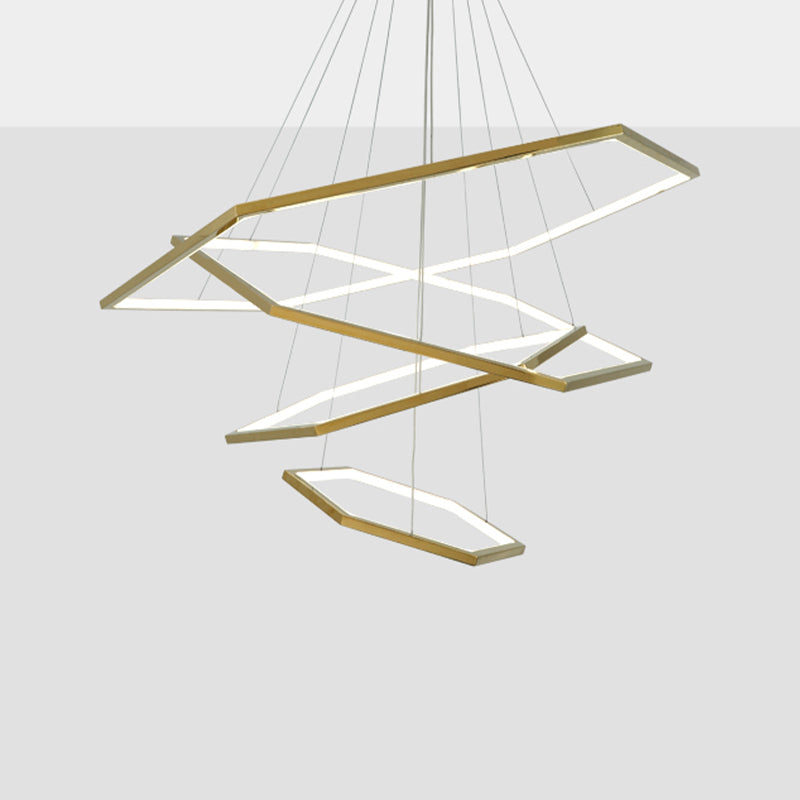 Modern Style Hanging Lights Multi-layer Chandelier for Living Room Dining Room