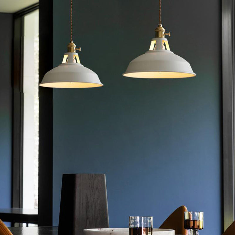 Industrial Hanging Light Colorful Metal Pendant Lighting Fixture for Living Room